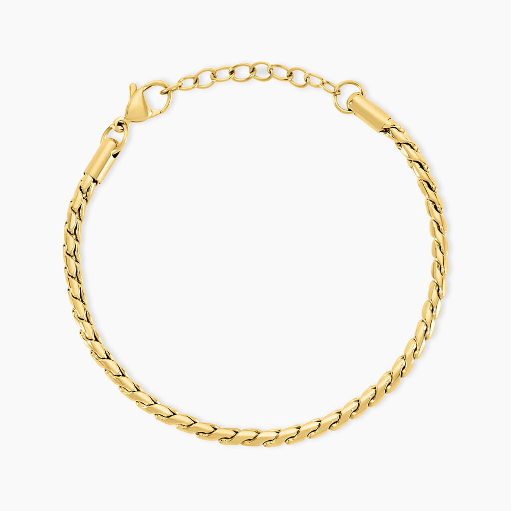 Bracelet Sloane Acier Jaune - Bracelets Femme | Histoire d&rsquo;Or