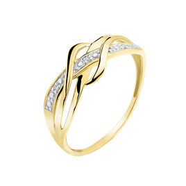 Bague Assa Or Jaune Diamant - Bagues avec pierre Femme | Histoire d’Or