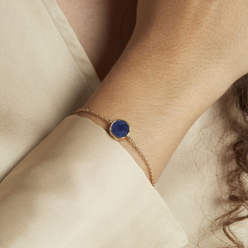 Bracelet Plaqué Or Neassasodalite - Bracelets Femme | Histoire d’Or