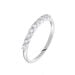 Alliance Eloisa Or Blanc Diamant Synthetique - Alliances Femme | Histoire d’Or