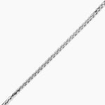 Bracelet Sherihane Maille Palmier Argent Blanc - Bracelets cha&icirc;ne Femme | Histoire d&rsquo;Or