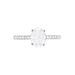 Bague Solitaire Oval Or Blanc Oxyde De Zirconium - Bagues solitaires Femme | Histoire d’Or