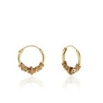 Cr&eacute;oles Tangerine Plaque Or Jaune - Boucles d'oreilles cr&eacute;oles Femme | Histoire d&rsquo;Or