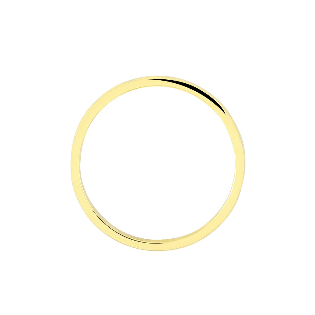 Alliance Jodelle Ruban Plat Or Bicolore - Alliances Unisex | Histoire d&rsquo;Or