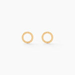 Boucles D'oreilles Puces Cesar Or Jaune - Clous d'oreilles Femme | Histoire d&rsquo;Or