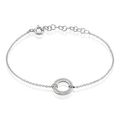 Bracelet Argent Diogo Oxydes De Zirconium - Bracelets Femme | Histoire d’Or
