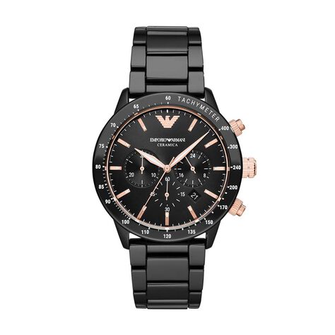 Montre Emporio Armani Noir - Montres Homme | Histoire d’Or