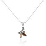 Collier Nadiana Argent Blanc Ambre - Colliers fantaisie Femme | Histoire d&rsquo;Or