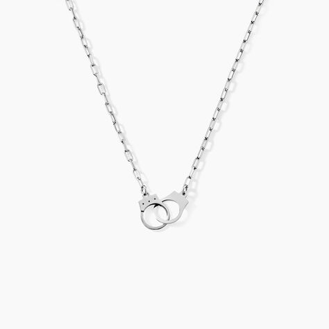 Collier Argent Blanc Sent - Colliers fantaisie Homme | Histoire d&rsquo;Or