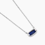 Collier Serafine Argent Blanc Lapis Lazuli Oxyde De Zirconium - Colliers fantaisie Femme | Histoire d&rsquo;Or