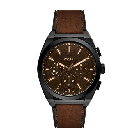 Montre Fossil Everett Noir - Montres Homme | Histoire d’Or