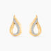 Boucles D'oreilles Puces Goccie Or Jaune Diamant - Clous d'oreilles Femme | Histoire d’Or