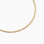 Collier Jayna Maille Palmier Or Jaune - Chaines Femme | Histoire d&rsquo;Or
