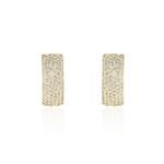 Boucles D'oreilles Puces Charlotte Or Jaune Diamant - Clous d'oreilles Femme | Histoire d&rsquo;Or