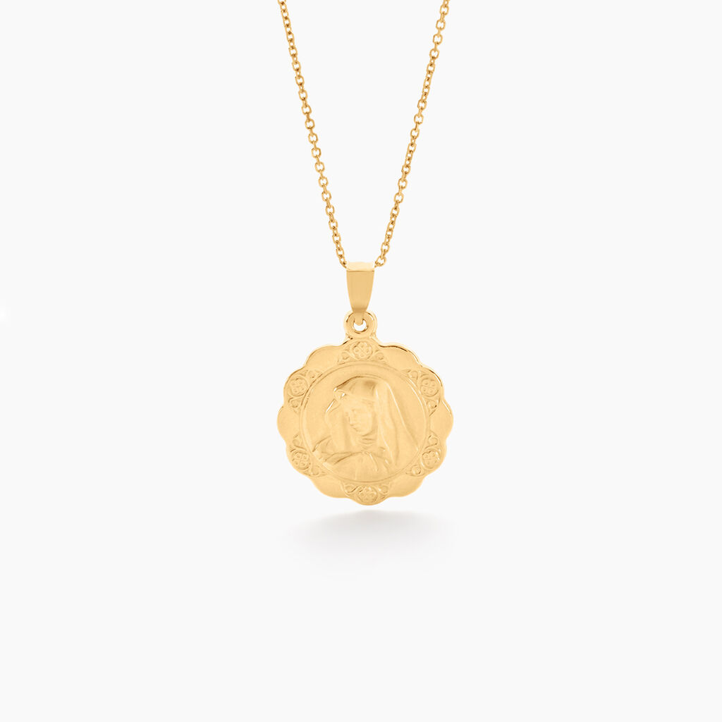 Pendentif Maresol Or Jaune - Pendentifs Baptême Famille | Histoire d’Or