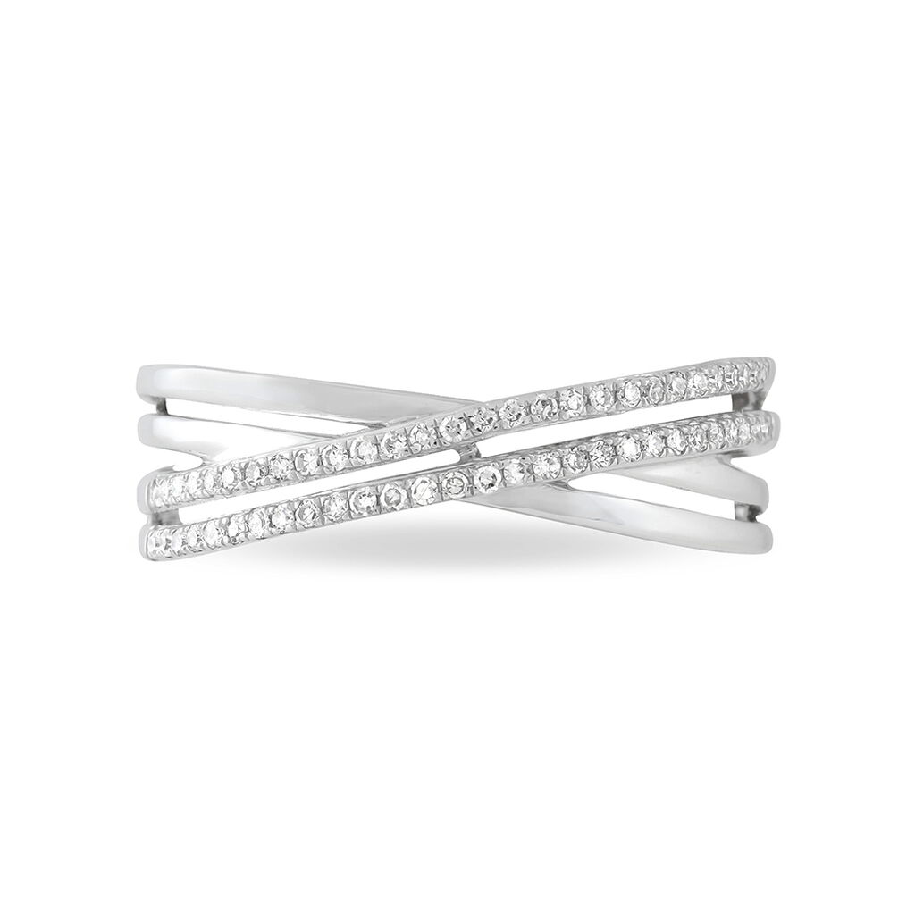 Bague Julianne Or Blanc Diamant Divers - Bagues avec pierre Femme | Histoire d’Or