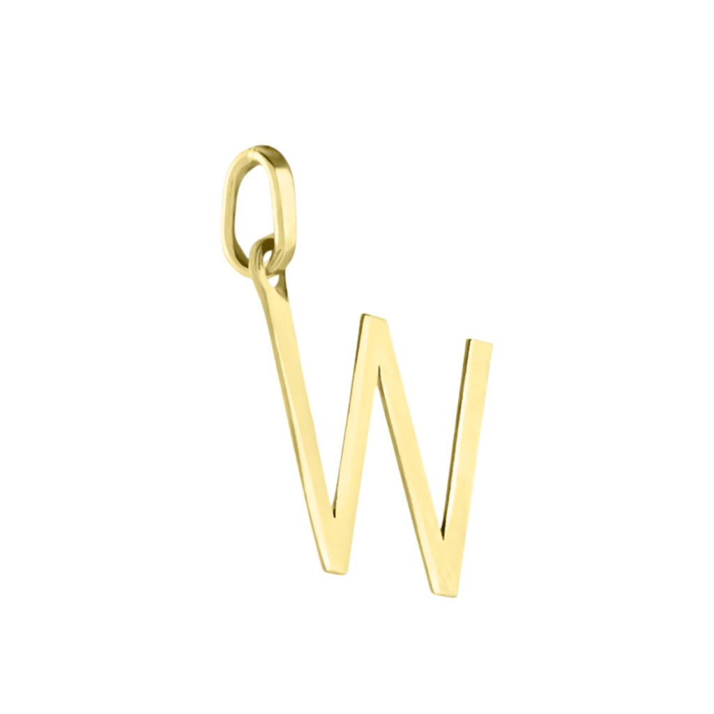 Pendentif Ionia Lettre Or Jaune - Pendentifs Famille | Histoire d’Or