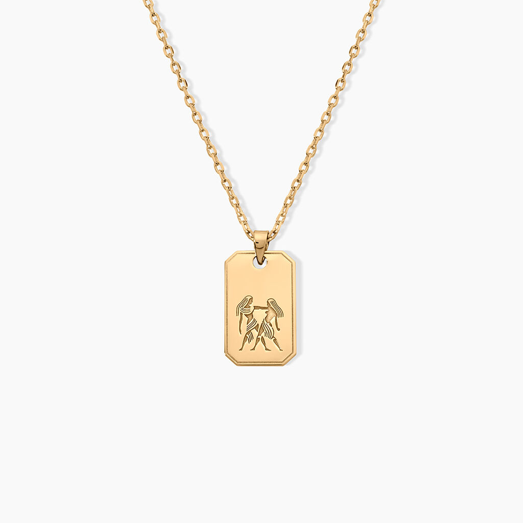 Collier Plaqu&eacute; Or Quintien - Colliers Naissance Homme | Histoire d&rsquo;Or