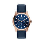 Montre Fossil Pearson Bleu - F&ecirc;te des p&egrave;res Homme | Histoire d&rsquo;Or