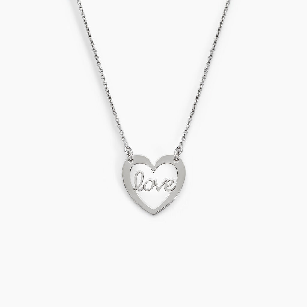 Collier Lovia Argent Blanc - Colliers fantaisie Femme | Histoire d’Or
