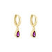 Créoles Plaqué Or Heikospinelle - Boucles d'oreilles créoles Femme | Histoire d’Or