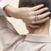 Bague Noire Ceramique Blanc Céramique Et Strass - Bagues avec pierre Femme | Histoire d’Or