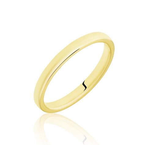 Alliance Sirona Demi Jonc Confort Or Blanc - Alliances Femme | Histoire d’Or