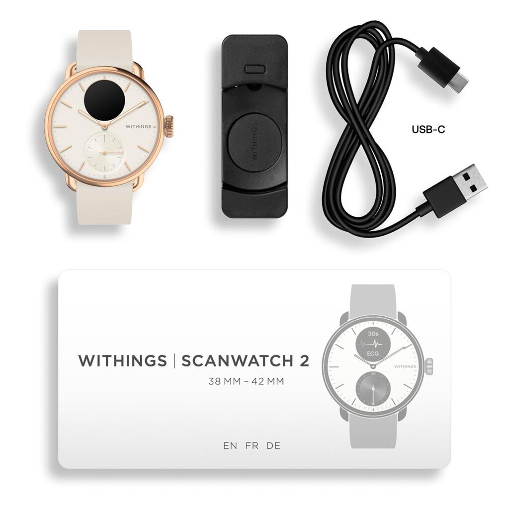 Montre Connectée Withings Scanwatch 2 - Montres connectées Femme | Histoire d’Or
