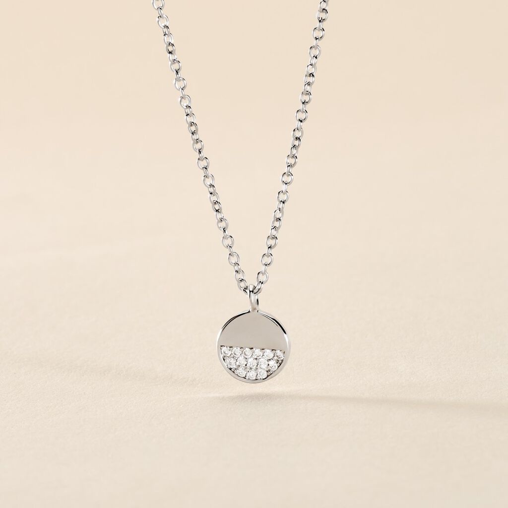 Collier Argent Viviano Oxydes De Zirconium - Colliers fantaisie Femme | Histoire d’Or
