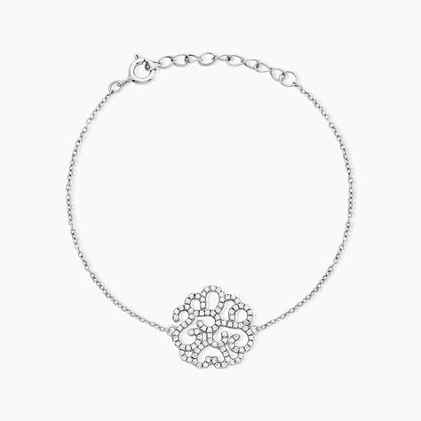 Bracelet Belambra Argent Blanc Oxyde De Zirconium - Bracelets Femme | Histoire d&rsquo;Or