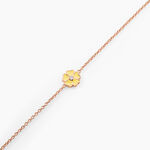 Bracelet Mimosa Argent Rose Oxyde De Zirconium - Bracelets Femme | Histoire d&rsquo;Or