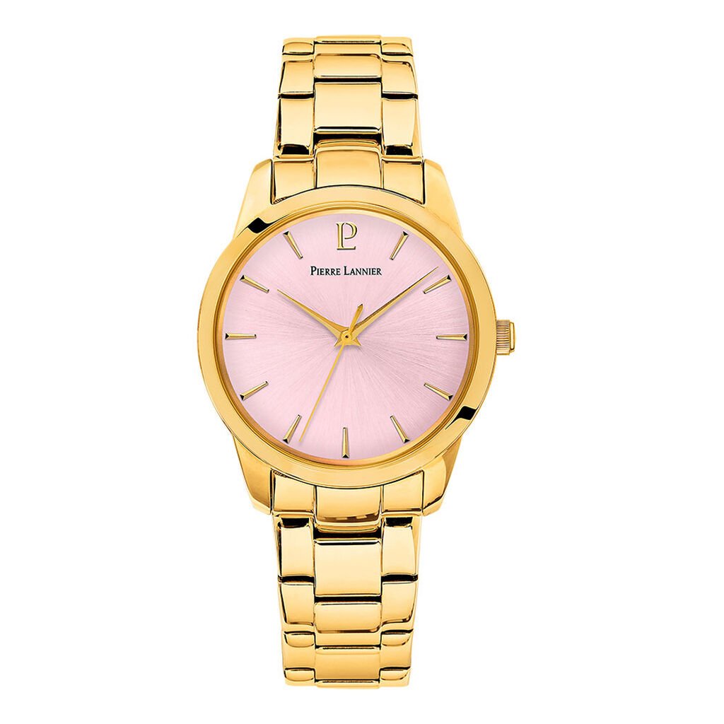 Montre Pierre Lannier Roxane Rose - Montres Femme | Histoire d&rsquo;Or