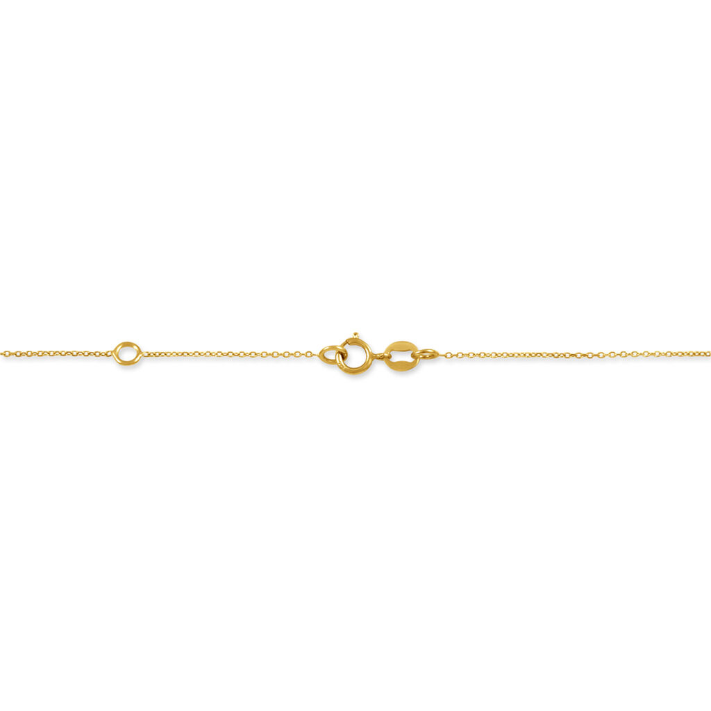Collier Ponama Or Jaune Oxyde De Zirconium - Colliers Femme | Histoire d&rsquo;Or