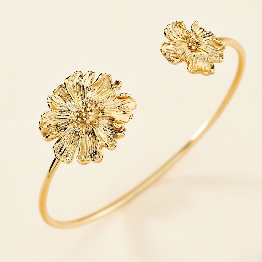 Jonc Dyonis Acier Jaune - Bracelets joncs Femme | Histoire d&rsquo;Or