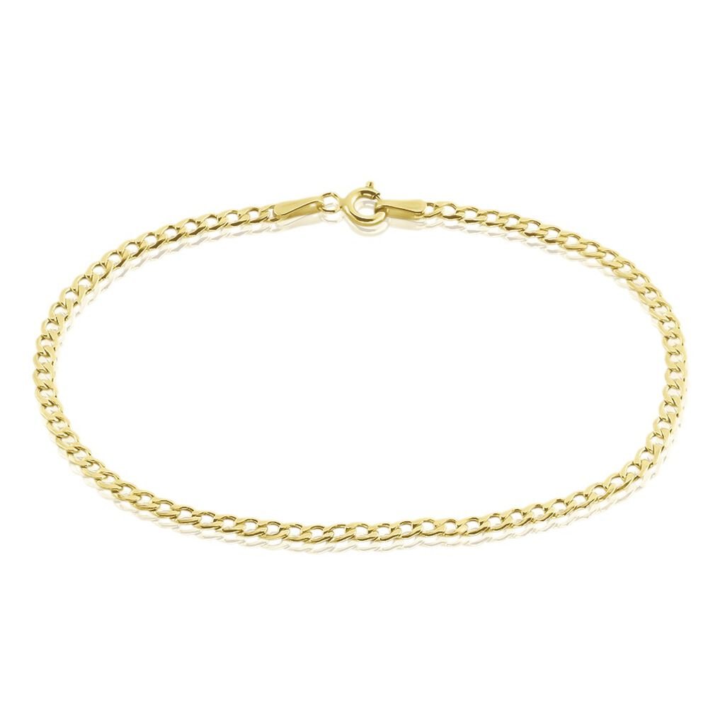 Bracelet Iris Or Jaune Maille Gourmette - Bracelets chaîne Femme | Histoire d’Or