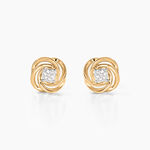 Boucles D'oreilles Puces Or Jaune Urlanie Diamants - Clous d'oreilles Femme | Histoire d&rsquo;Or