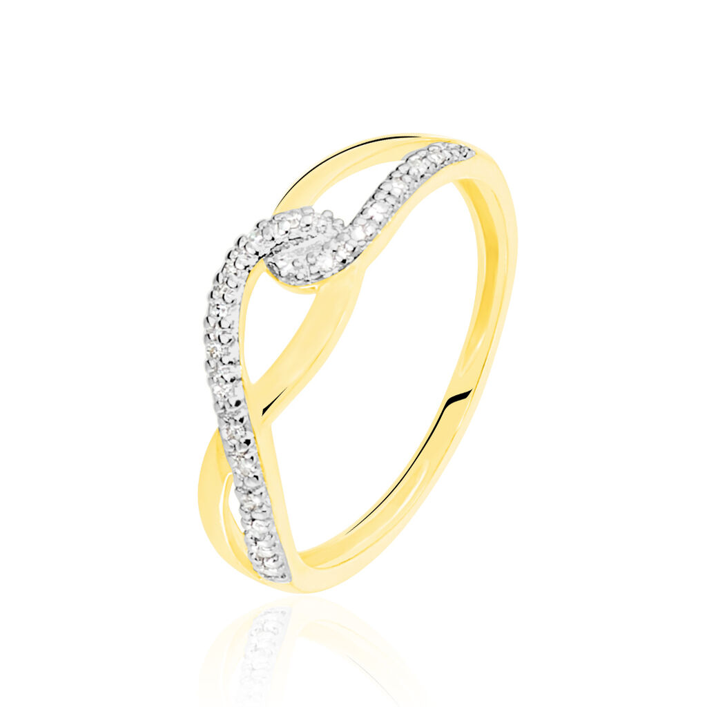 Bague Osanna Or Jaune Diamant - Bijoux Femme | Histoire d&rsquo;Or