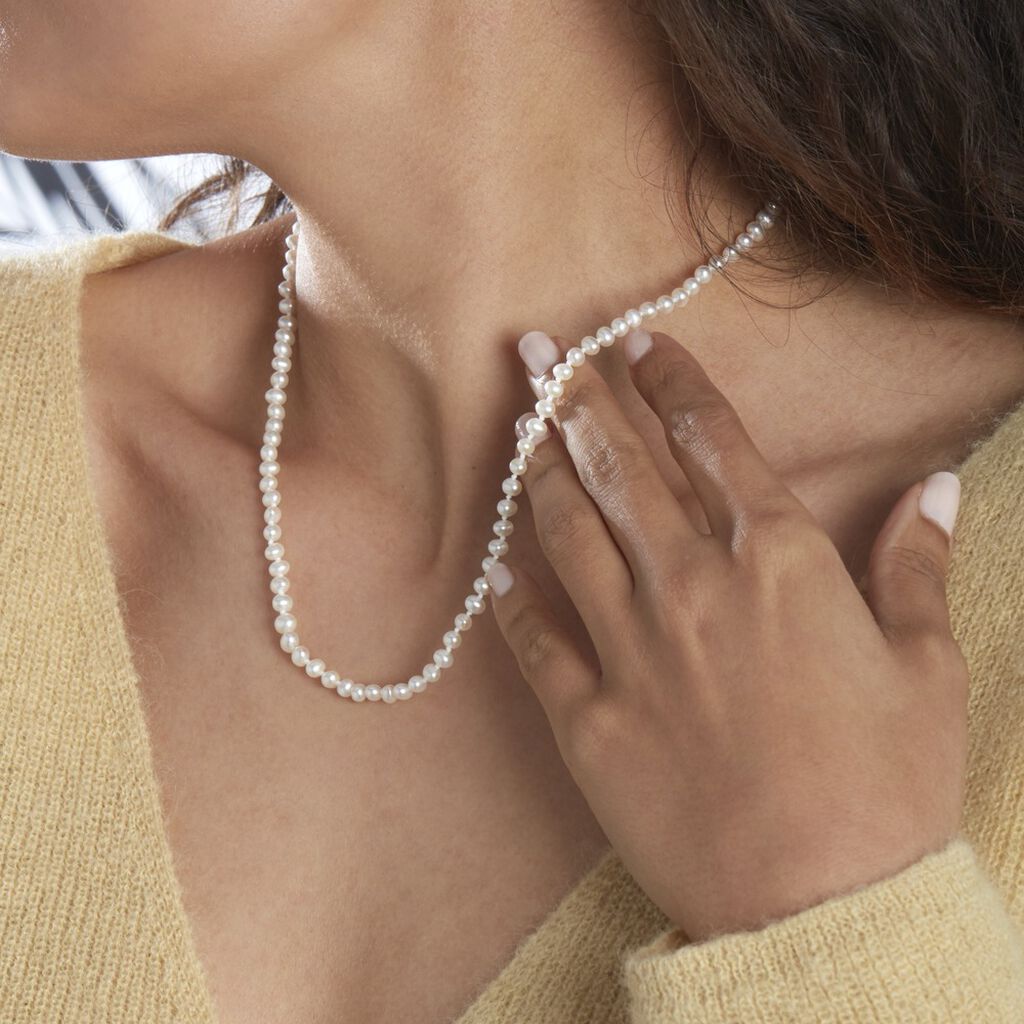 Collier Baroque Or Jaune Perle De Culture - Colliers Femme | Histoire d’Or