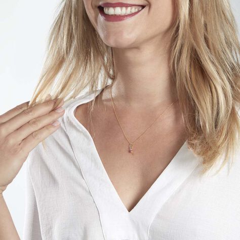 Pendentif Mahya Or Jaune Rubis - Pendentifs Femme | Histoire d’Or