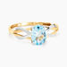 Bague Bonnie Or Bicolore Topaze - Bagues solitaires Femme | Histoire d’Or