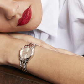 Montre Lacoste Tuilerie Bicolore Doré / Rose - Montres Femme | Histoire d’Or