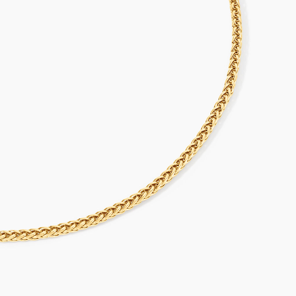Collier Jany Maille Palmier Or Jaune - Chaines Femme | Histoire d&rsquo;Or