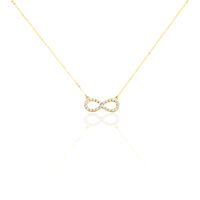 Collier Klothilda Or Jaune Oxyde De Zirconium