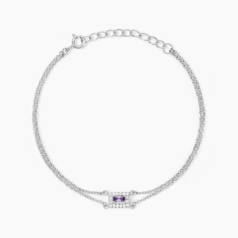 Bracelet Laurine Argent Blanc Oxyde De Zirconium - Bracelets Femme | Histoire d’Or
