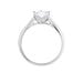 Bague Solitaire Geranium Argent Blanc Oxyde De Zirconium - Bagues solitaires Femme | Histoire d’Or