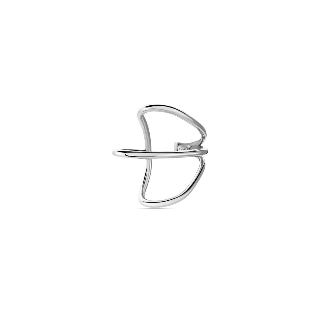 Bijou D'oreille Unitaire Sini Argent Blanc - Piercings d'oreilles Femme | Histoire d&rsquo;Or