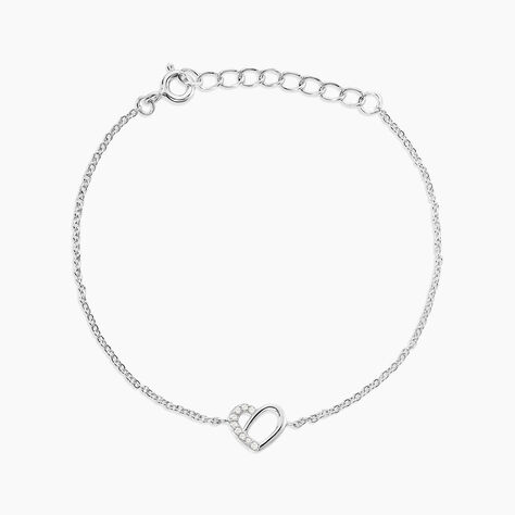 Bracelet Dorthea Argent Blanc Oxyde De Zirconium - Bracelets Femme | Histoire d&rsquo;Or