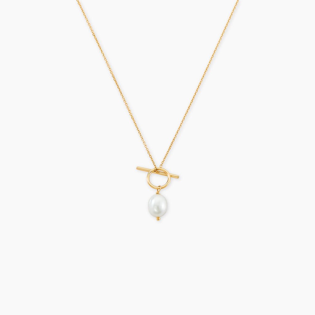 Collier Pearly Or Jaune Perle De Culture - Colliers Femme | Histoire d’Or