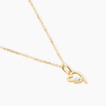 Collier Romance Or Jaune Oxyde De Zirconium - Colliers Femme | Histoire d&rsquo;Or