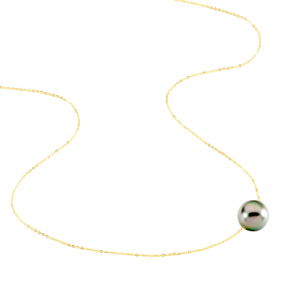 Collier Sissy Or Jaune Perle De Culture De Tahiti - Colliers Femme | Histoire d’Or
